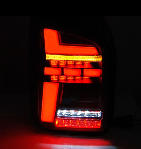 LEDbar dynamisch knipperlicht Red Smoke achterlichten geschikt voor VW T6