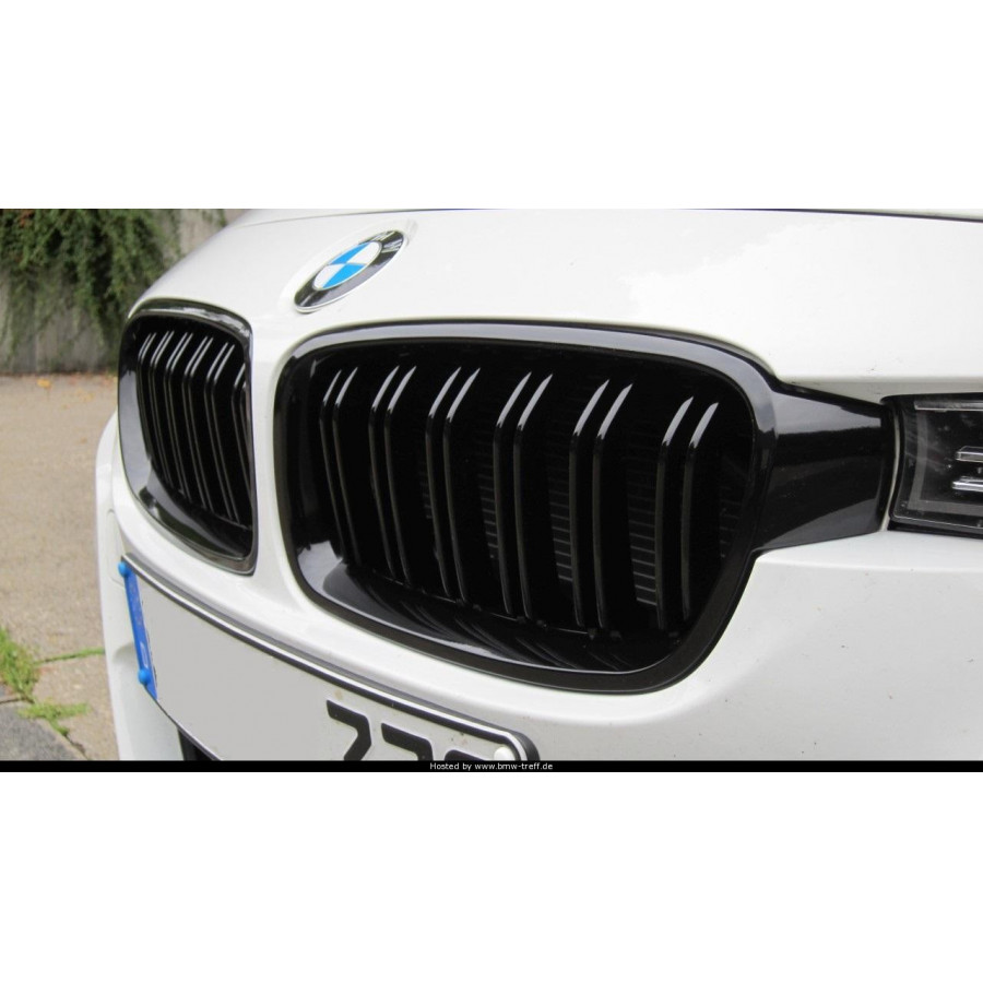 Grill nierenset BMW 3-serie F30 F31 bouwjaar 2011-2018 Zwart Glanzend