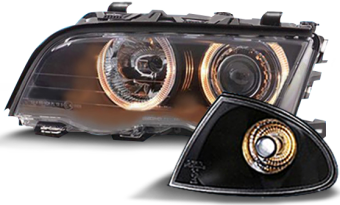 angel eyes BMW E46 sedan
