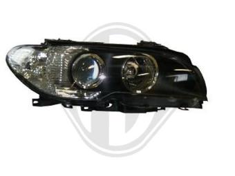 DIEDERICHS 1215980 Koplamp voor BMW 3-serie  rechts, H7, Met regelmotor voor LWR
