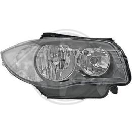 DIEDERICHS HD Tuning 1280280 Koplamp voor BMW 1-serie  rechts, H7/H7, Zonder elektro motor