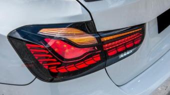 OLED Black line look achterlichten passend voor BMW 3 serie F30 en M3 F80