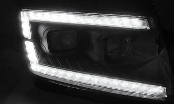 vw crafter koplampen black dynamisch