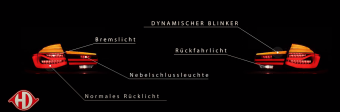 Bmw 3 serie dynamische achterlichten F30 F31