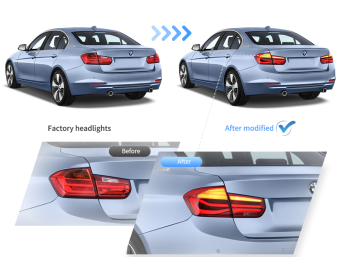 Bmw 3 serie dynamische achterlichten F30 F31