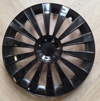 Wieldoppen set Black 16 Inch