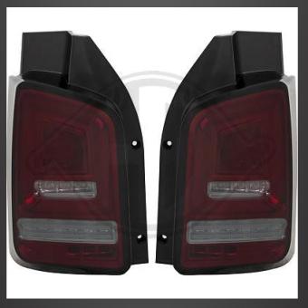 Achterlichten set VW T5 Rookgrijs BJ 2010-2015