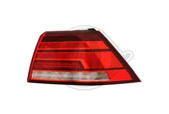 Achterlicht voor VW Golf 7 Hatchback (5G1, BQ1, BE1, BE2)  rechts/links Buitenste deel, LED2217090/2217091