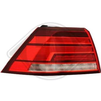 Achterlicht voor VW Golf 7 Hatchback (5G1, BQ1, BE1, BE2)  rechts/links Buitenste deel, LED2217090/2217091