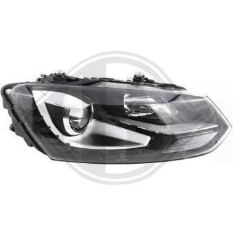 Koplampen VW Polo 6R 09-14 Xenon-Look