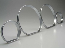 Tellerringenset BMW E46 titanium 4 delig BMW 3 Serie E46