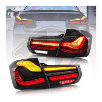 OLED Black line look achterlichten passend voor BMW 3 serie F30 en M3 F80