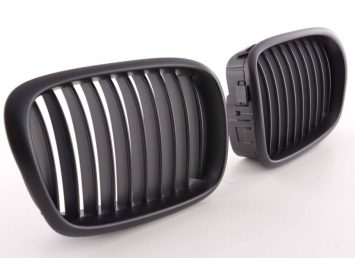 Grill Nierenset BMW 5 Serie E39 Zwart 1223340 1995-2003