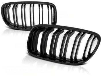 Grill Nierenset voor BMW E90 E91 E92 3-serie Zwart Mat 2008-2012