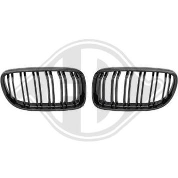 Grill Nierenset voor BMW E90 E91 3-serie Zwart Glanzend 2008-2012