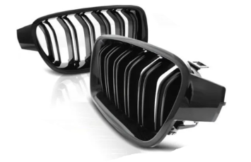 Grill Nierenset Dubbel spijlen BMW F30, F80, F31, Zwart mat 1217242 vanaf 2011
