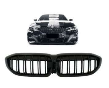 Grill Nierenset BMW G20 G21 3 Serie Zwart Glanzend 1219242 bj 2019-2022