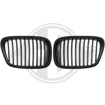 Grill Nierenset BMW 5 Serie E39 Zwart 1223340 1995-2003