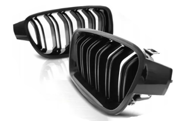 Grill Nierenset BMW 4 Serie F32 F33 F36 F82 F83 zwart glanzend 12453412013-2021