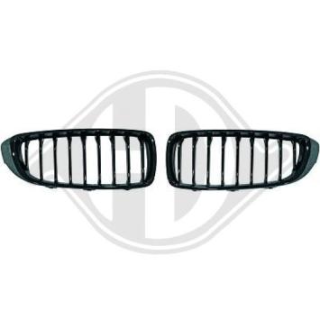 Grill Nierenset BMW F32 F33 F33 F36 4 Serie glanzend zwart M-Look 1245440 2013-2021