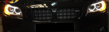 koplampen met angel eyes F10 BMW