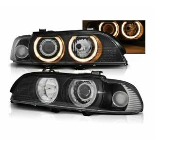 Koplampset Facelift XENON Zwart Transparant E39 2000-2003