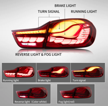 BMW F32 F33 F36 dynamisch achterlicht