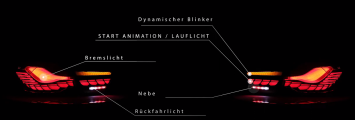 BMW F32 F33 F36 dynamisch achterlicht