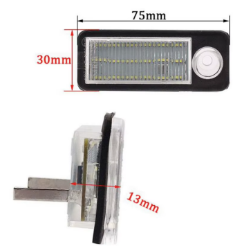 kentekenverlichting LEd Audi