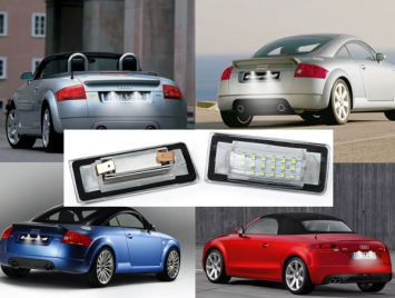 Audi TT kentekenverlichting
