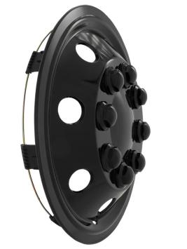 Wieldoppen 15 Inch Zwart Glanzend