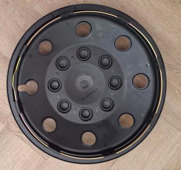 Wieldoppen 15 Inch Zwart Glanzend