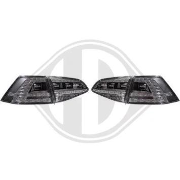 Achterlichten set Golf 7 Dynamisch LED Black 2013-2017