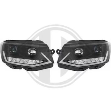Koplampen VW T6 Multivan/Transporter Dynamic Tube Black 2274581