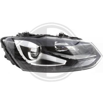 Koplampen VW Polo 6R 09-14 Xenon-Look