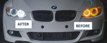 Angel Eyes LED Bulb Wit met Xenon 40 Watt BMW E90, E91, 3 Serie