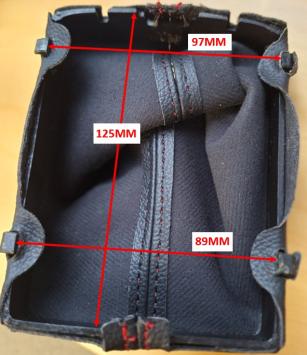 Pookknopset Audi A4 B8 Type K vanaf 12-2007 tot 08-2015 Q5 2008-2012 5 of 6 versnellingen