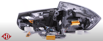 OLED Black line look achterlichten passend voor BMW 3 serie F30 en M3 F80