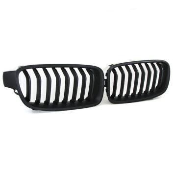 Grill Nierenset voor BMW 3 Sedan (F30, F80) Zwart 2011-2018