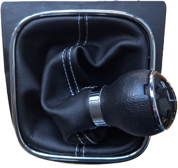 leren pookknop hoes golf 6