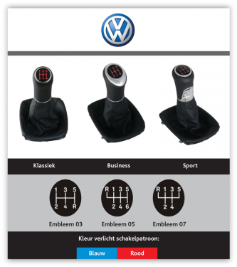 Pookknopset Exclusief VW Passat 3B