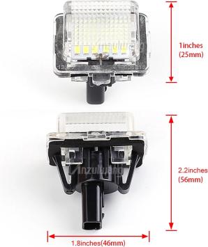 LED Kentekenverlichting Mercedes W204 W212 C216 C207 W221 Xenon
